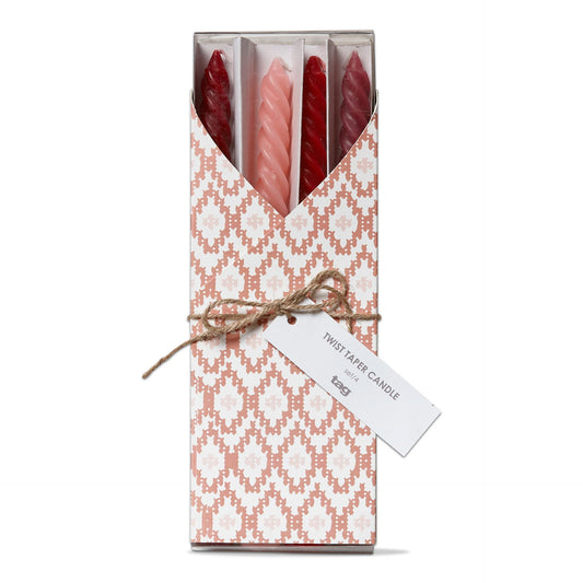 Twist Taper Candle Set