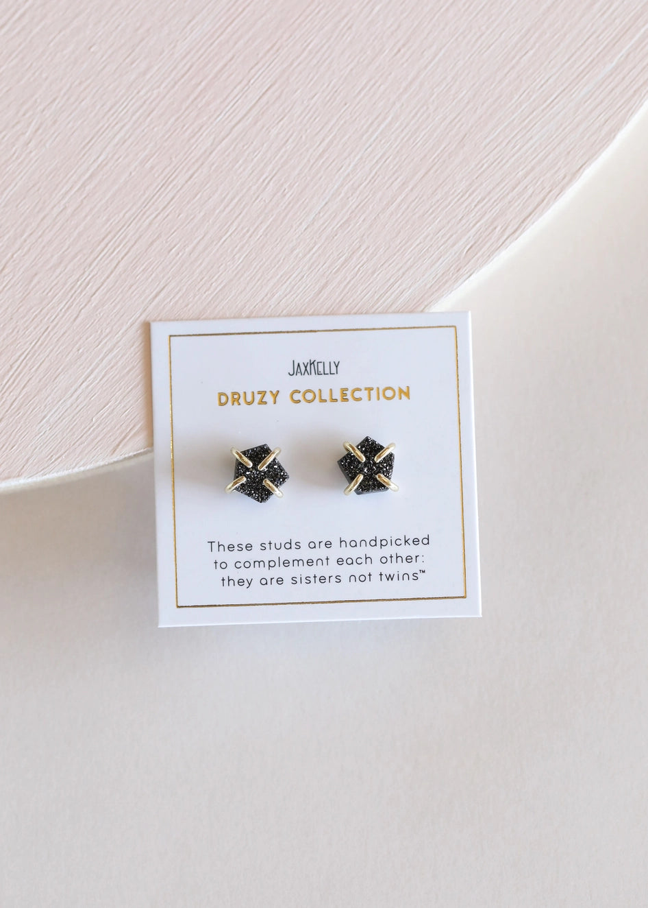 Druzy Prong Earrings
