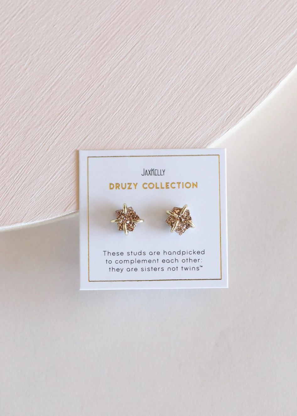 Druzy Prong Earrings