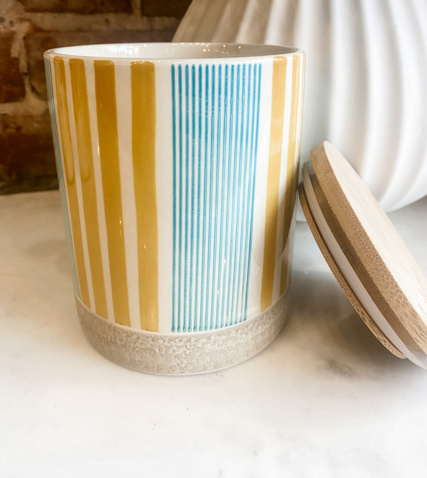 Storage Tin Stripes