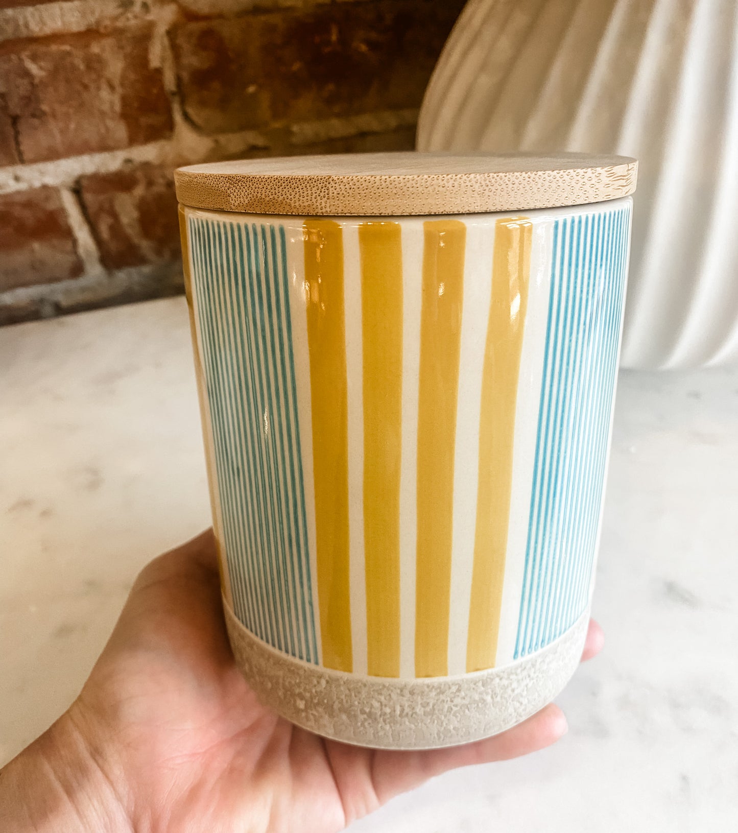 Storage Tin Stripes