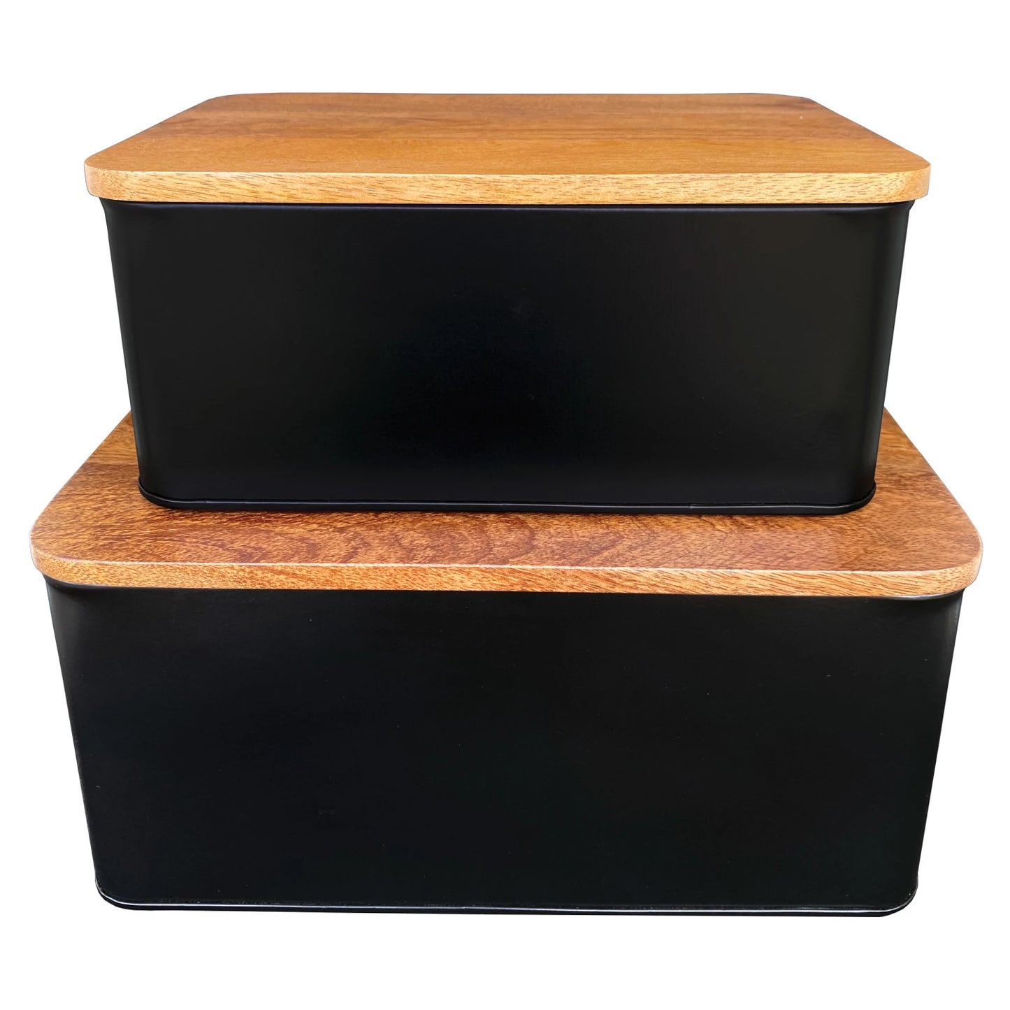 Metal Containers with Mango Lids