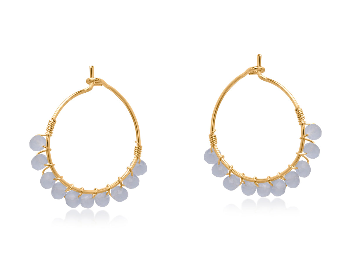 Seraphina Petite Brass Earrings