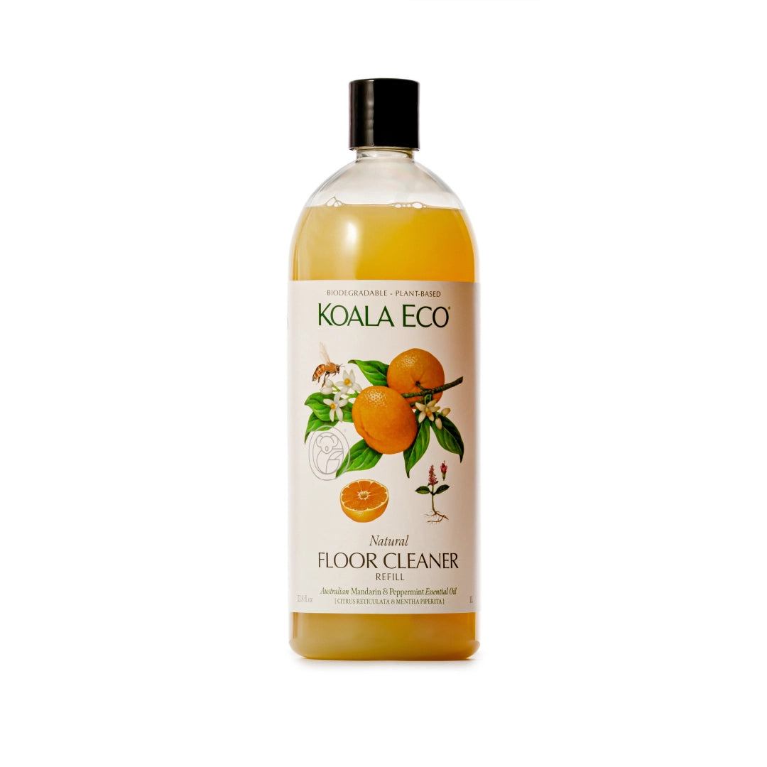 Koala Eco natural floor cleaner bottle on a white background