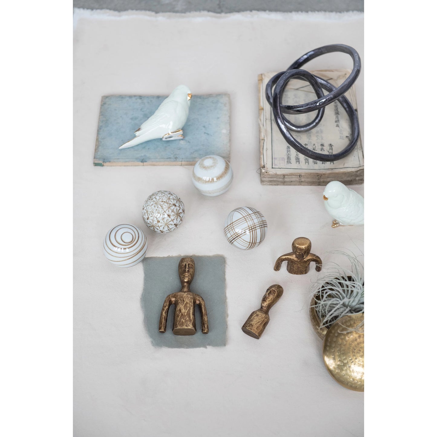 Ceramic Parakeet Decor