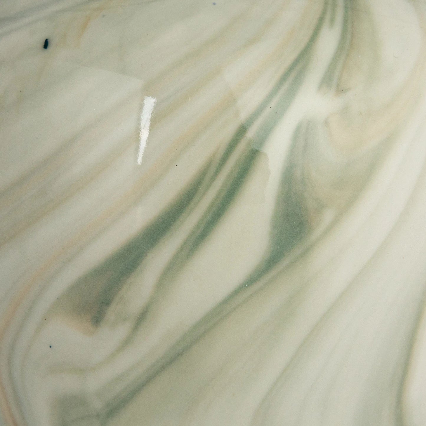Stoneware Vases with Marbled Design