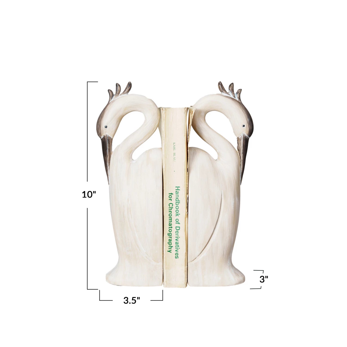 Heron Shaped Bookends