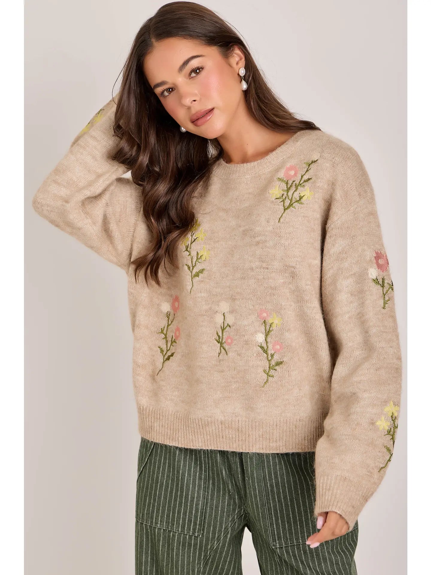 Floral Sweater