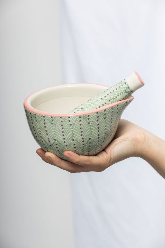 Hand Stamped Mortar