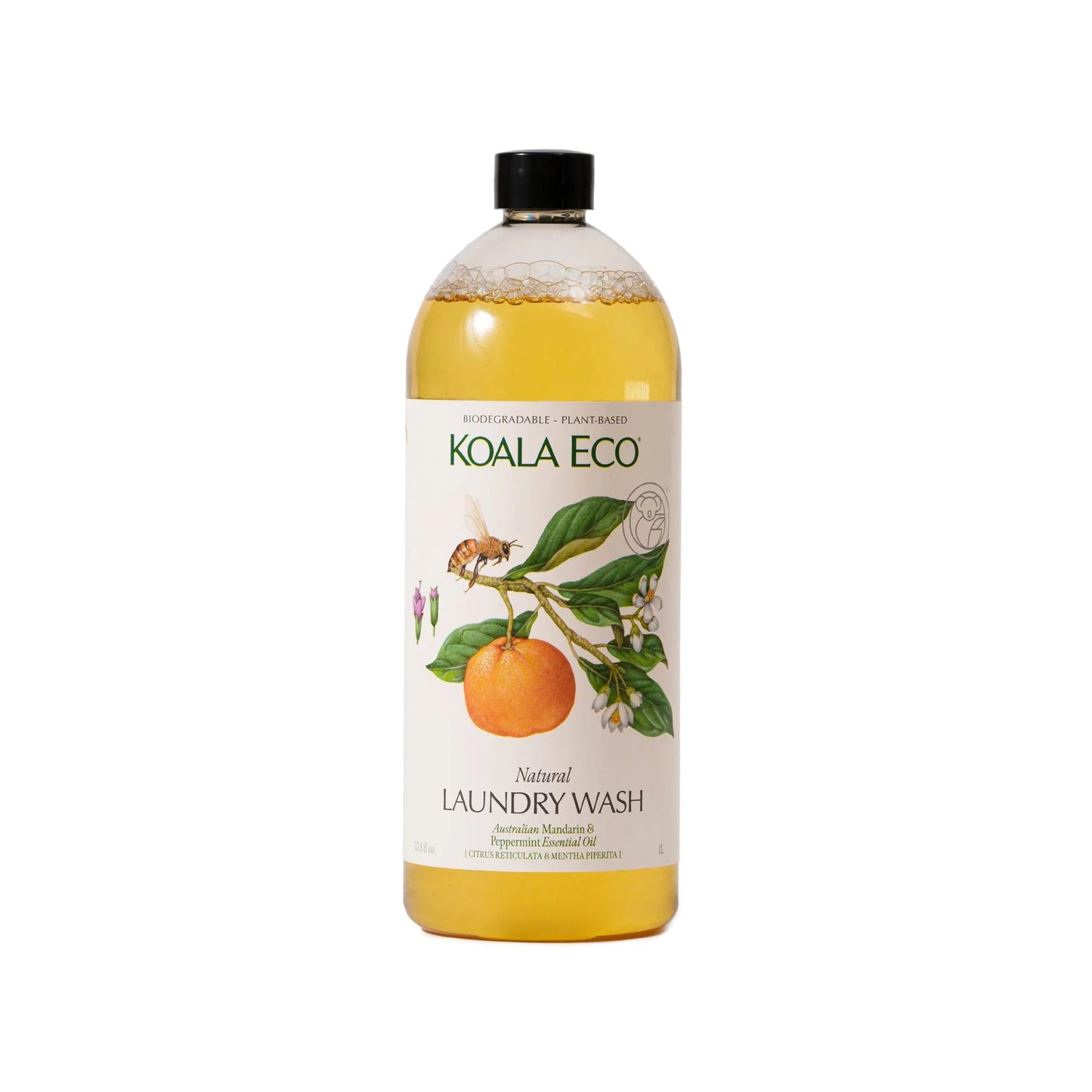 Natural Laundry Wash, Mandarin & Peppermint