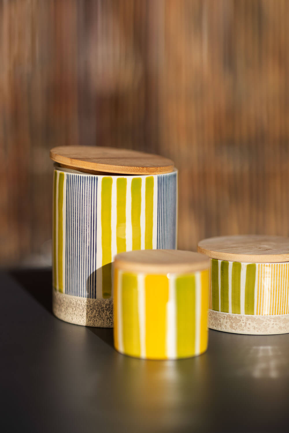 Storage Tin Stripes