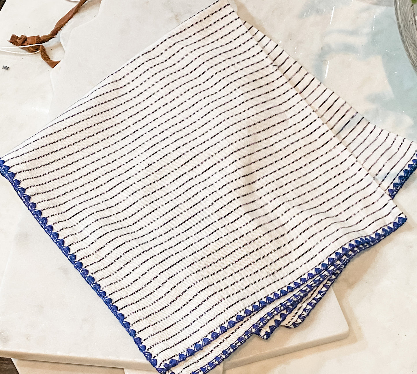 Stripe Embellished Napkin