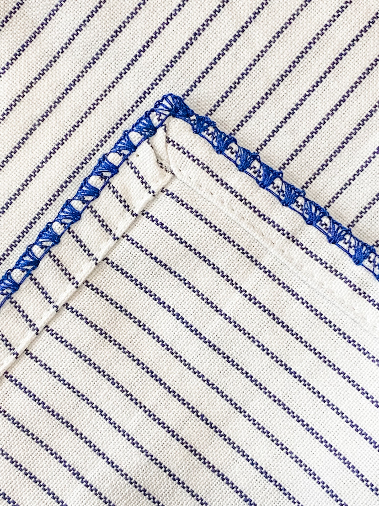 Stripe Embellished Napkin