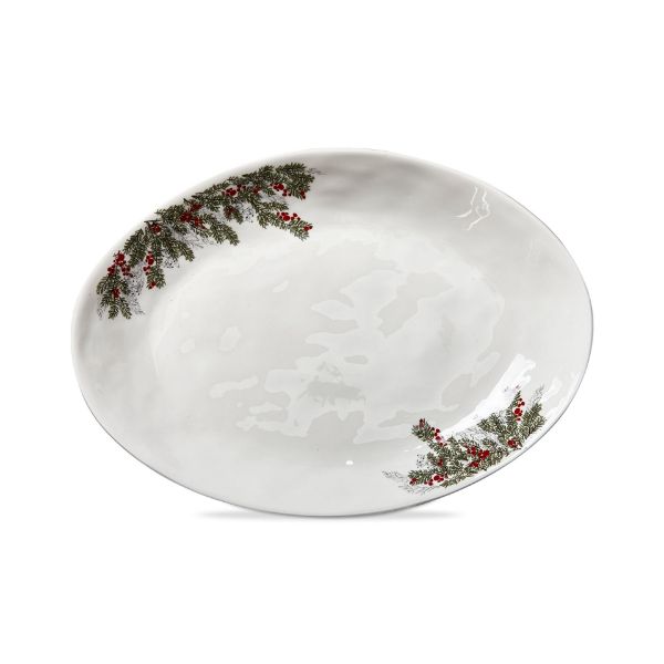 Deep Oval Winter Platter