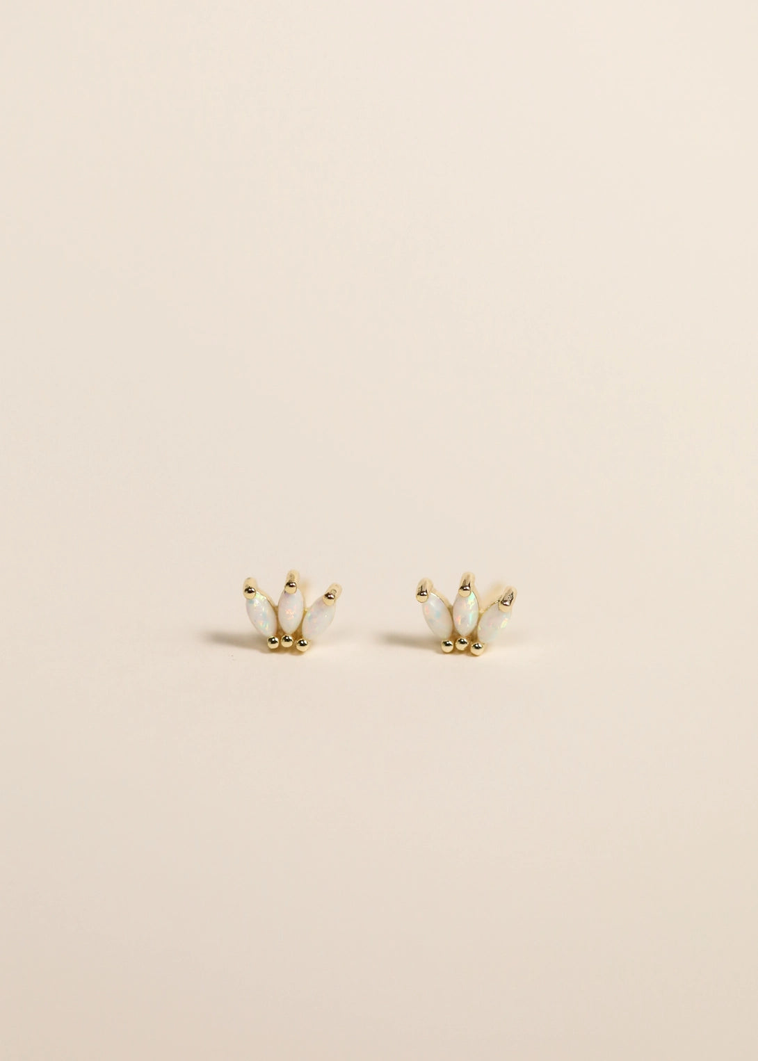 Opal Crown Stud