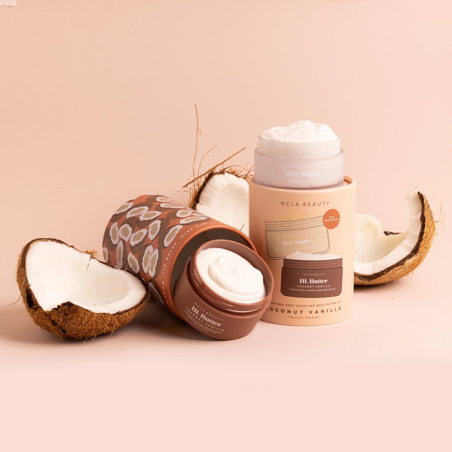 Coconut Vanilla Body Scrub + Body Butter Set – Juniper Lane