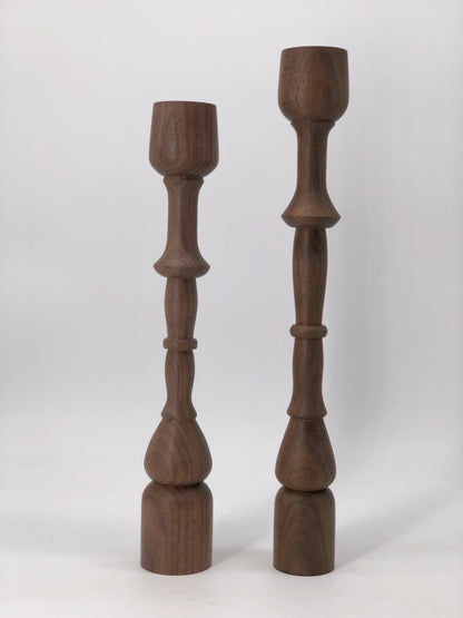 Wood Candlesticks