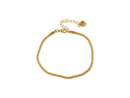 Gold Panama Twisted Rope Bracelet