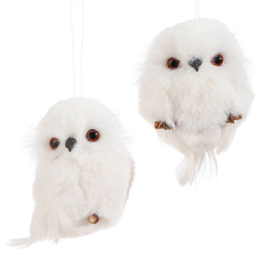 White Owl Ornament