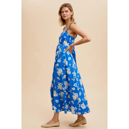 Floral Cotton Maxi Dress