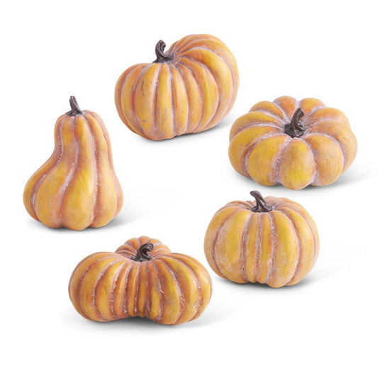 Assorted Resin Pumpkins