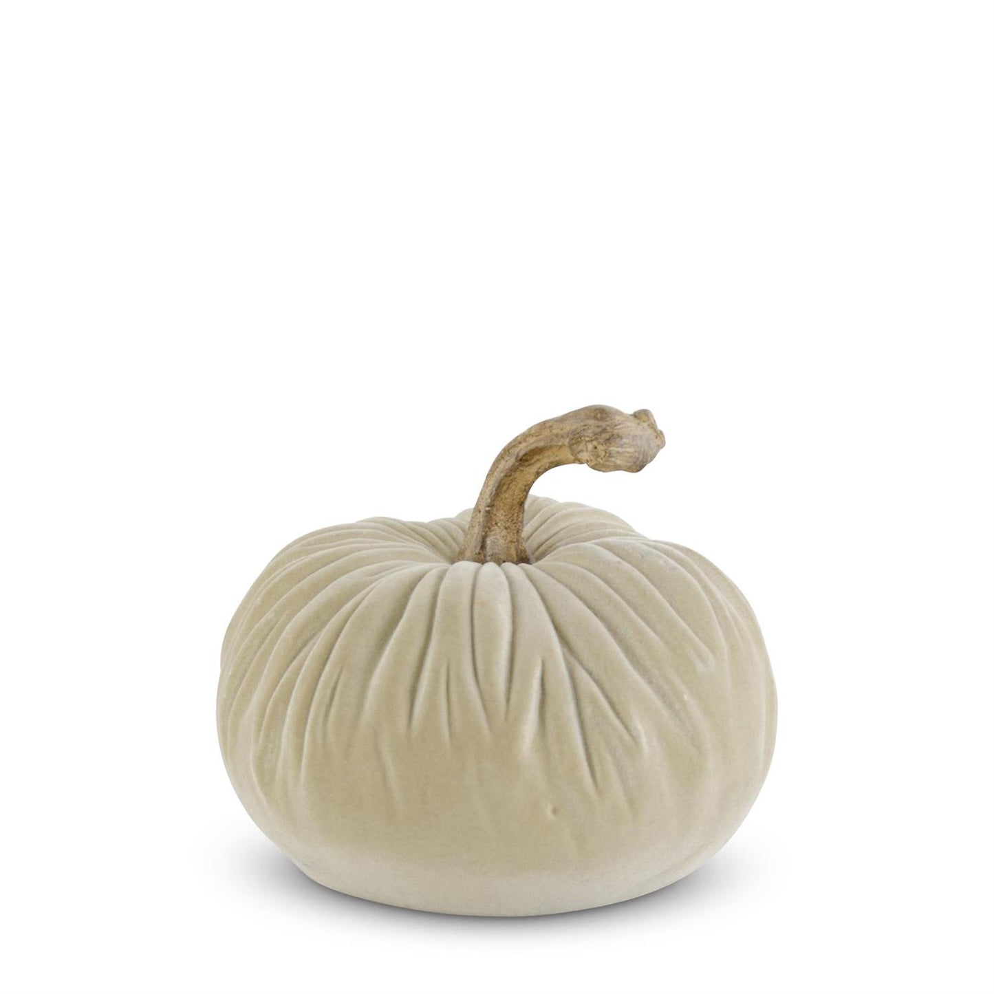 Taupe Velvet Pumpkins