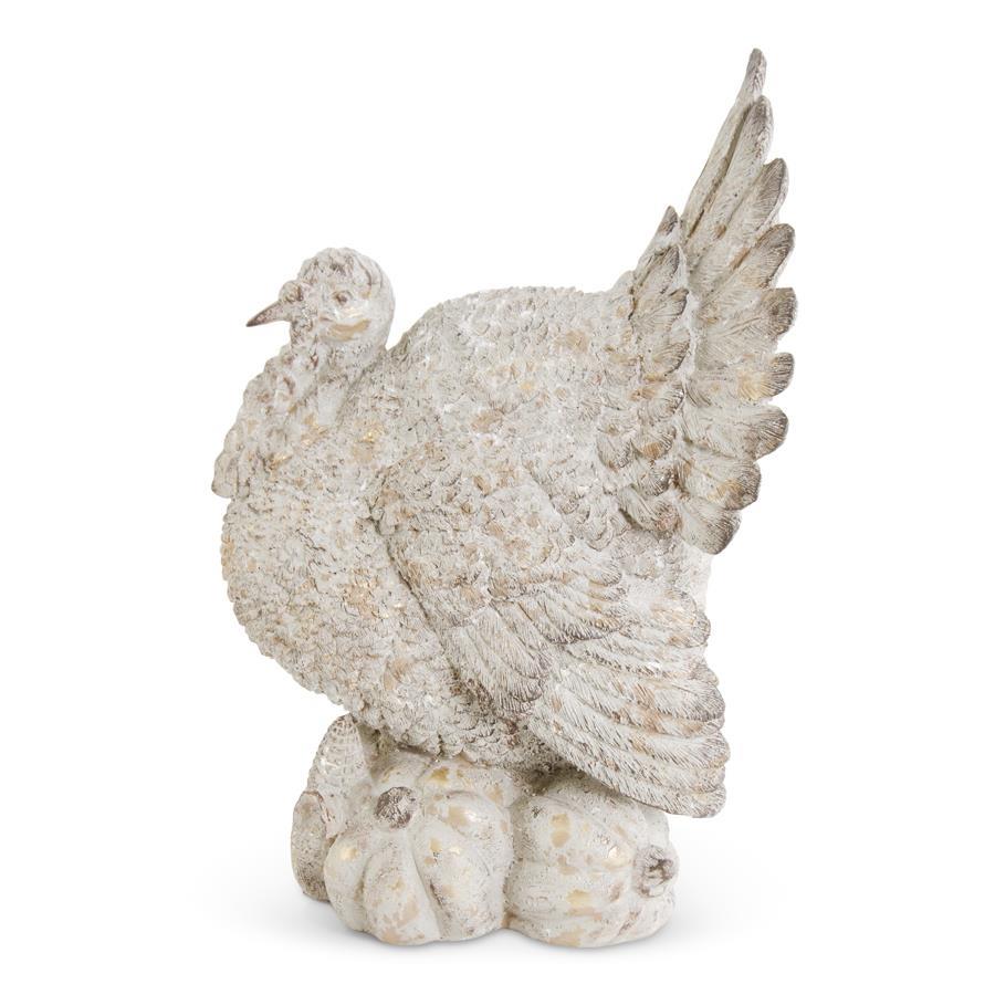 Tan Distressed Resin Turkey