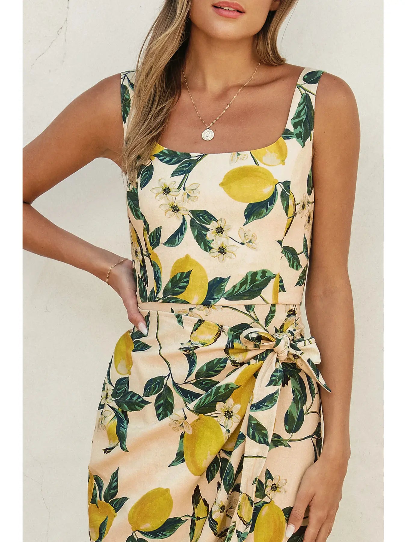 Vintage Tulip Midi Dress