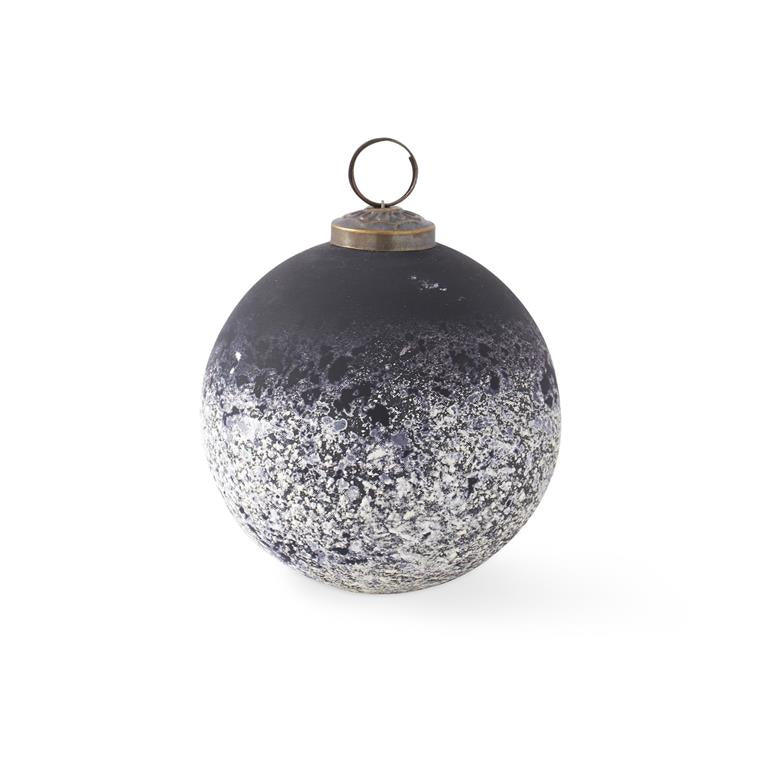 Black & White Speckled Ornament