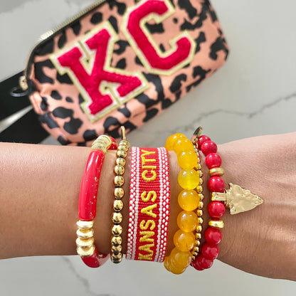 Embroidered Kansas City Bracelet