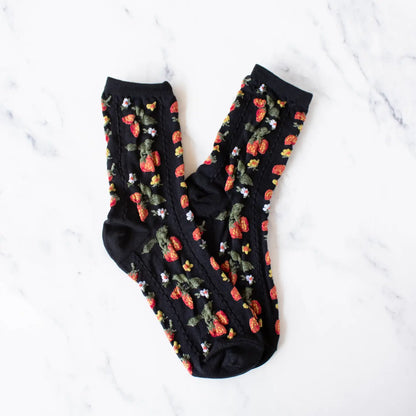 Strawberry Farm Casual Socks