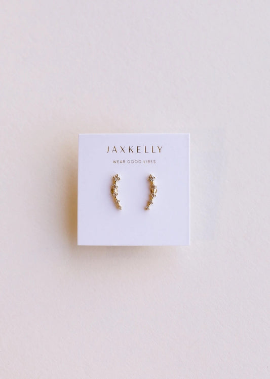 Champagne Crawler Earring