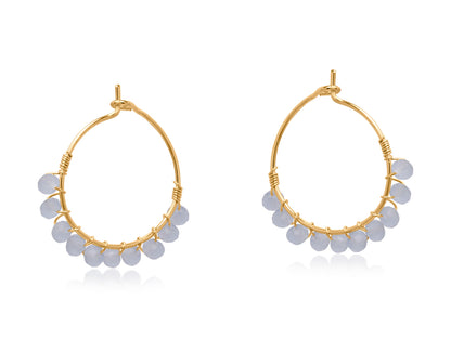 Seraphina Petite Brass Earrings