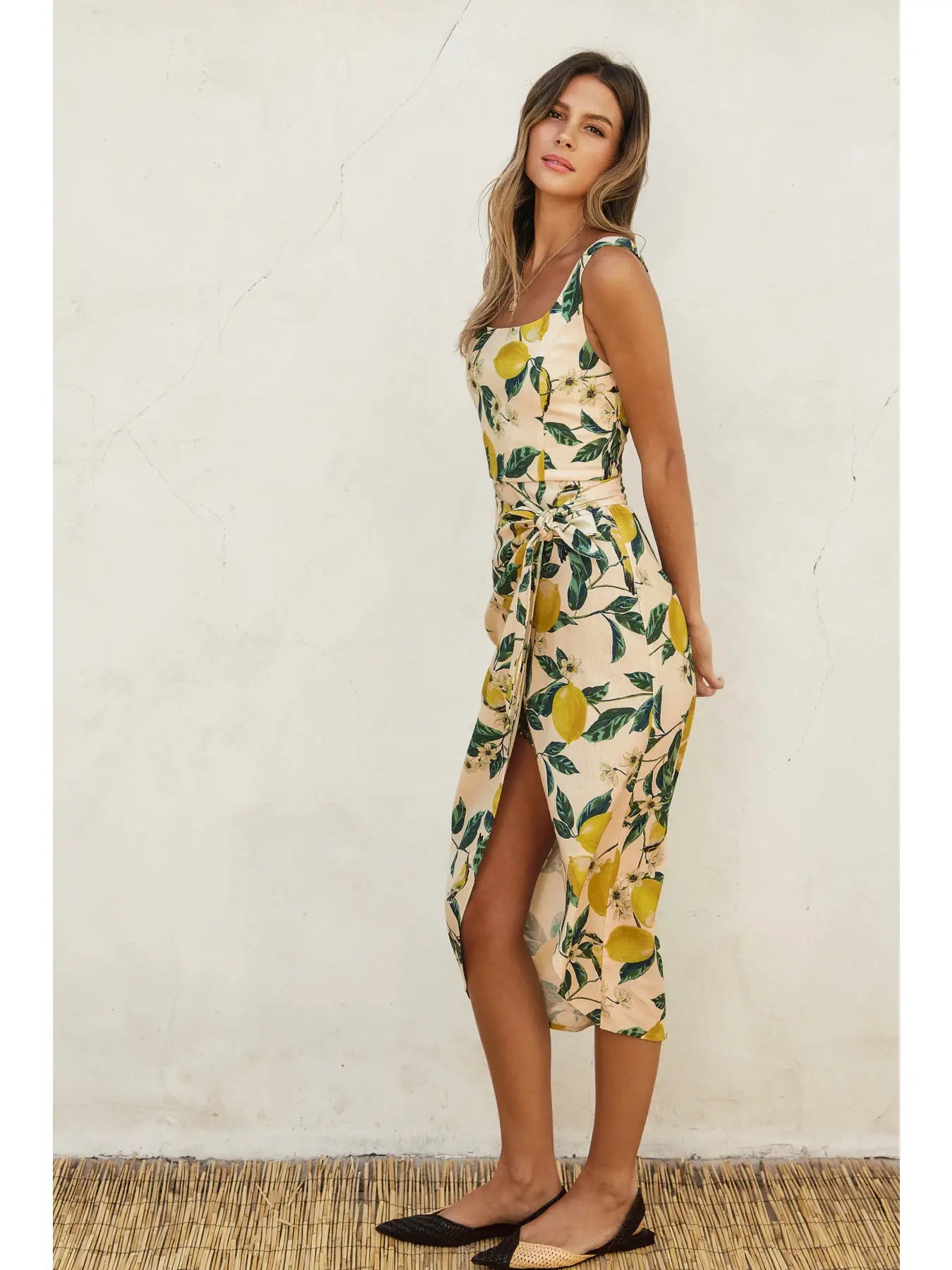 Vintage Tulip Midi Dress