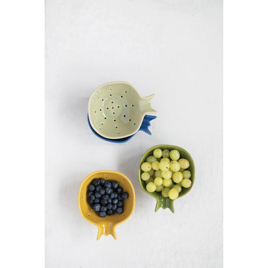 Stoneware Blueberry Bowl