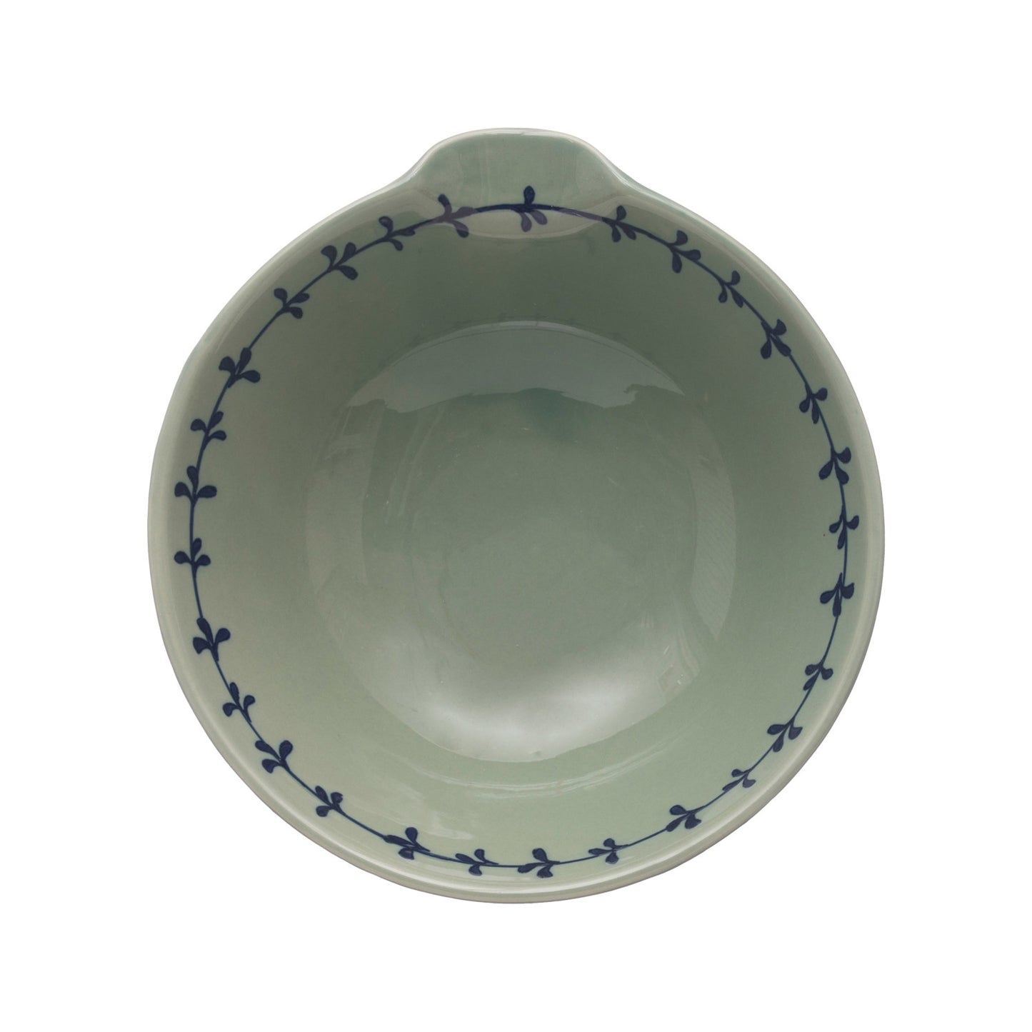 Stoneware Bowl with Spout
