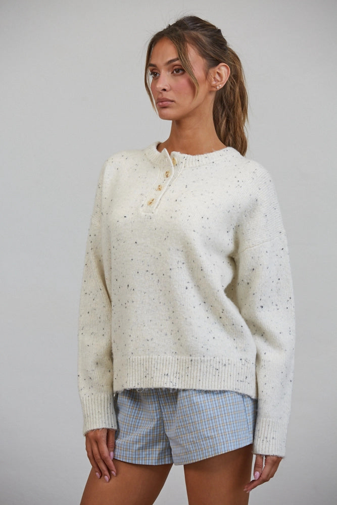 Honey Henley Sweater