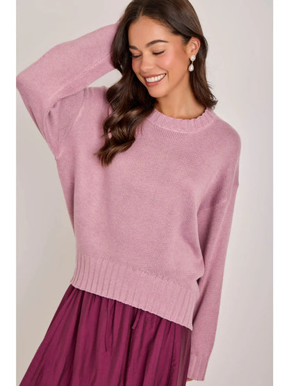 Mauve Lightweight Sweater