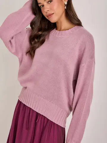 Mauve Lightweight Sweater