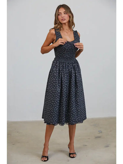 Madeline Retro Midi Dress
