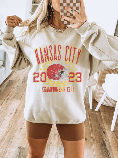 Go KC Chiefs Champion Sweatshirt