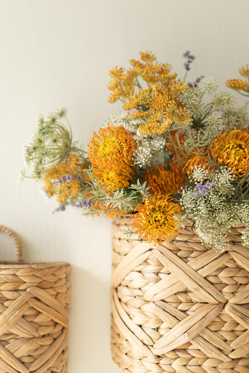 Woven Seagrass Wall