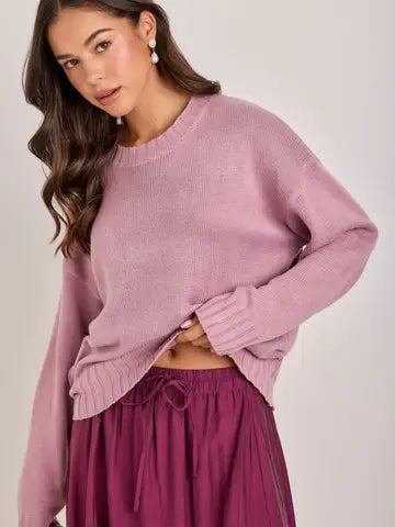 Mauve Lightweight Sweater