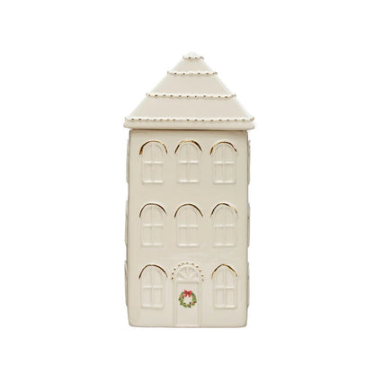 Stoneware House Cookie Jar