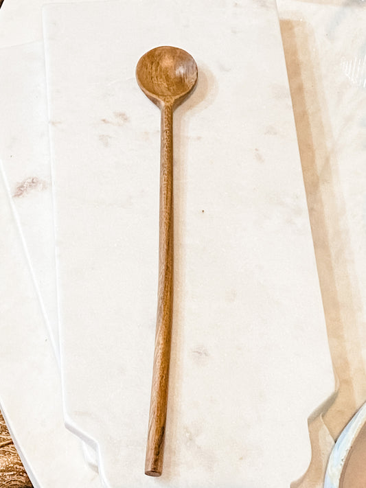 Hand Carved Acacia Wood Spoon