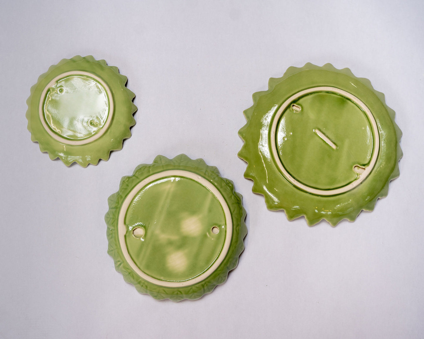 Ceramic Cabbage Leaf Plates
